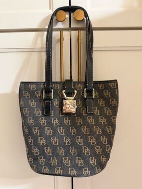 Dooney & Bourke Signature North South Bucket Bag